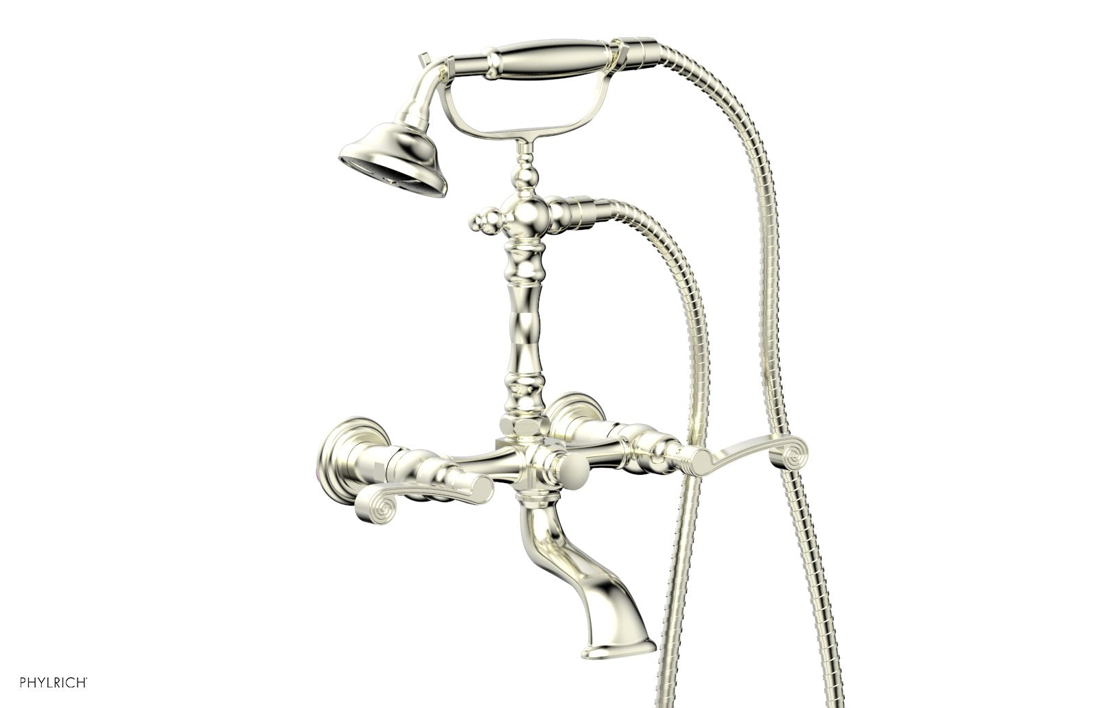 3RING Exposed Tub & Hand Shower Combo K2393-02 - Chrome Finish Bathroom Faucet for Bathtub and Shower, Perfect for Modern Home Renovation and Spa-Like Experience