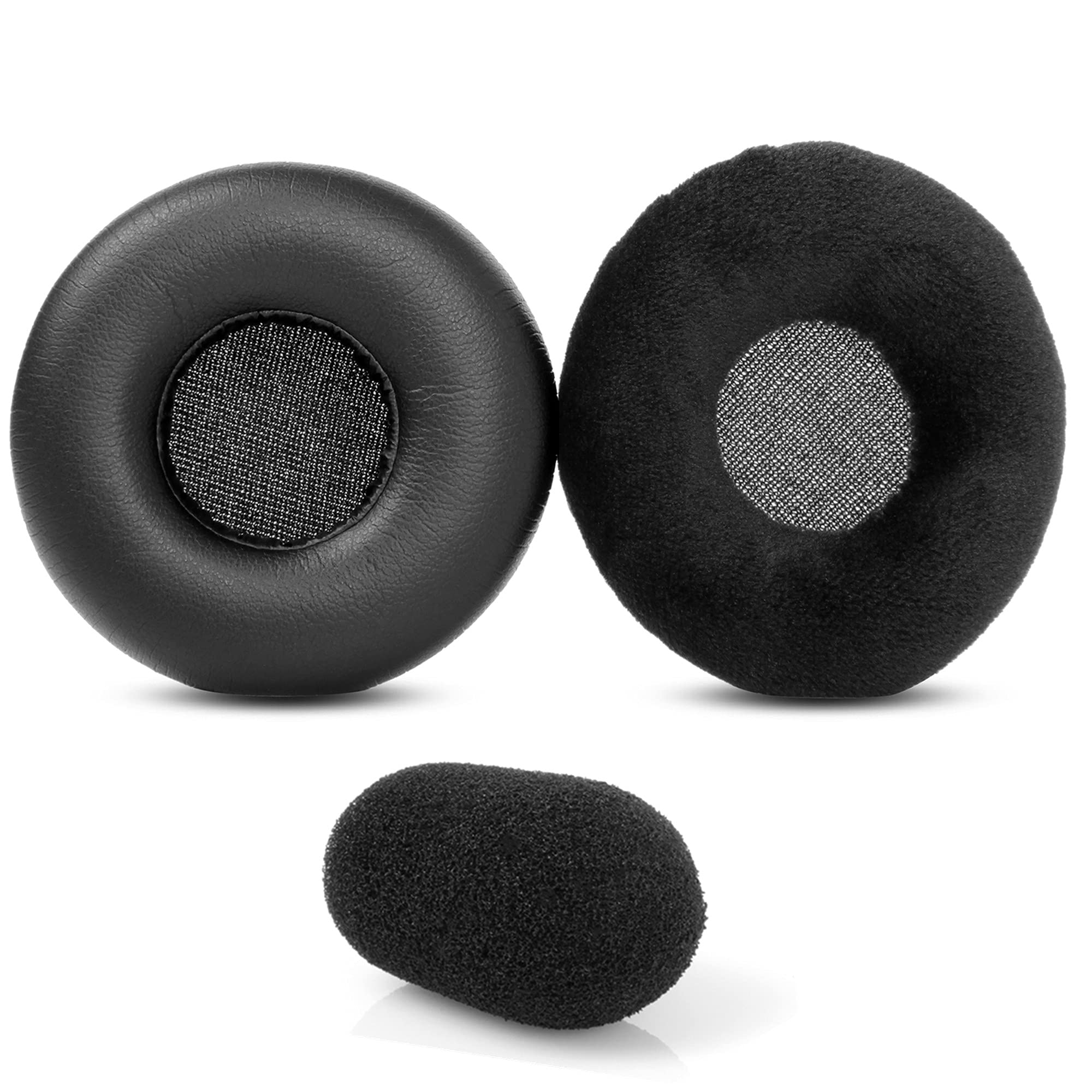 Replacement Earpads Ear Cushions for VXI BlueParrott B250-XTS 204123 B250-XT & Telex Airman 750 760 Headset - Comfortable Noise-Reducing Ear Cup Parts for Truckers, Call Centers & Office Use