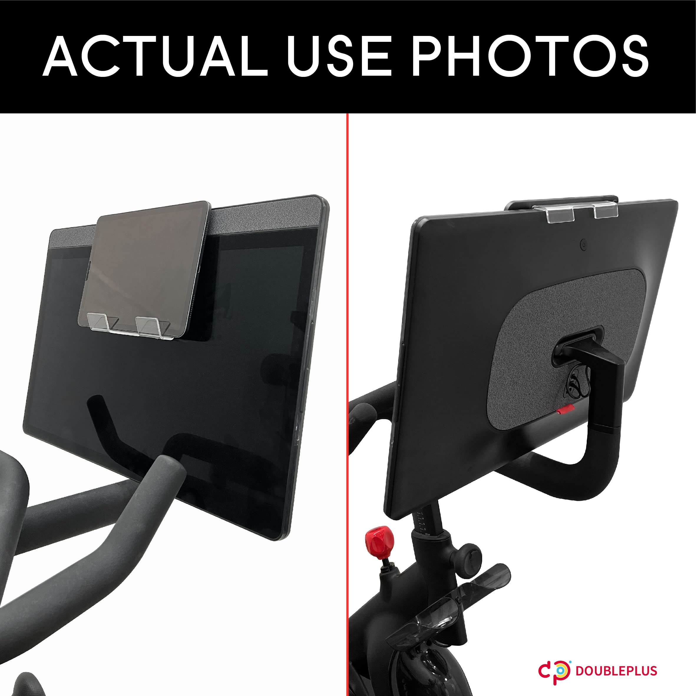 **Peloton Bike & Bike Plus Tablet Holder - Adjustable iPad Stand for Peloton Tread & Row, Myx Fitness Bike, Kindle & eReader - Perfect for Home Gym & Workout Accessories**