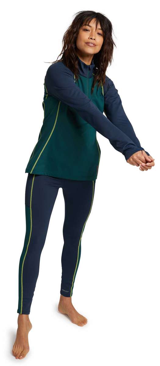 Burton Women's Heavyweight X Quarter Zip Fleece Pullover 2021 - Warm Winter Layering for Skiing, Hiking & Outdoor Activities