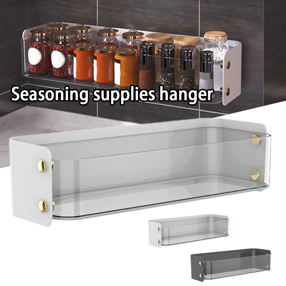 VALINK Wall Mounted Spice Rack Organizer - Space Saving Kitchen Cabinet Door Storage for Spices & Seasonings - Perfect for Small Kitchens & Pantry Organization