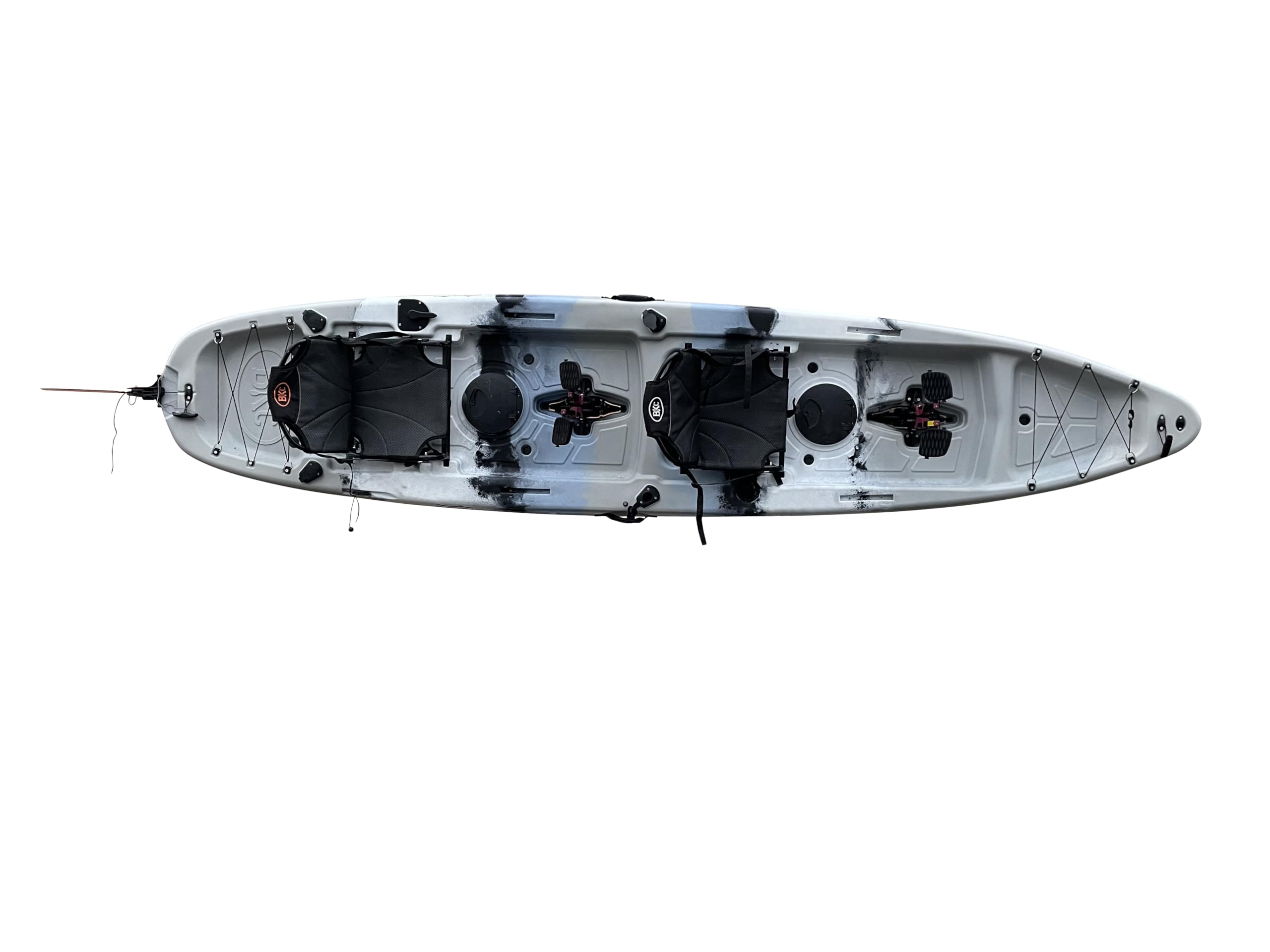 Brooklyn 13.5 Tandem Pedal Kayak - Sit On Top Fishing Kayak for Two with Pedal Drive System | Perfect for Lakes, Rivers & Coastal Fishing Adventures