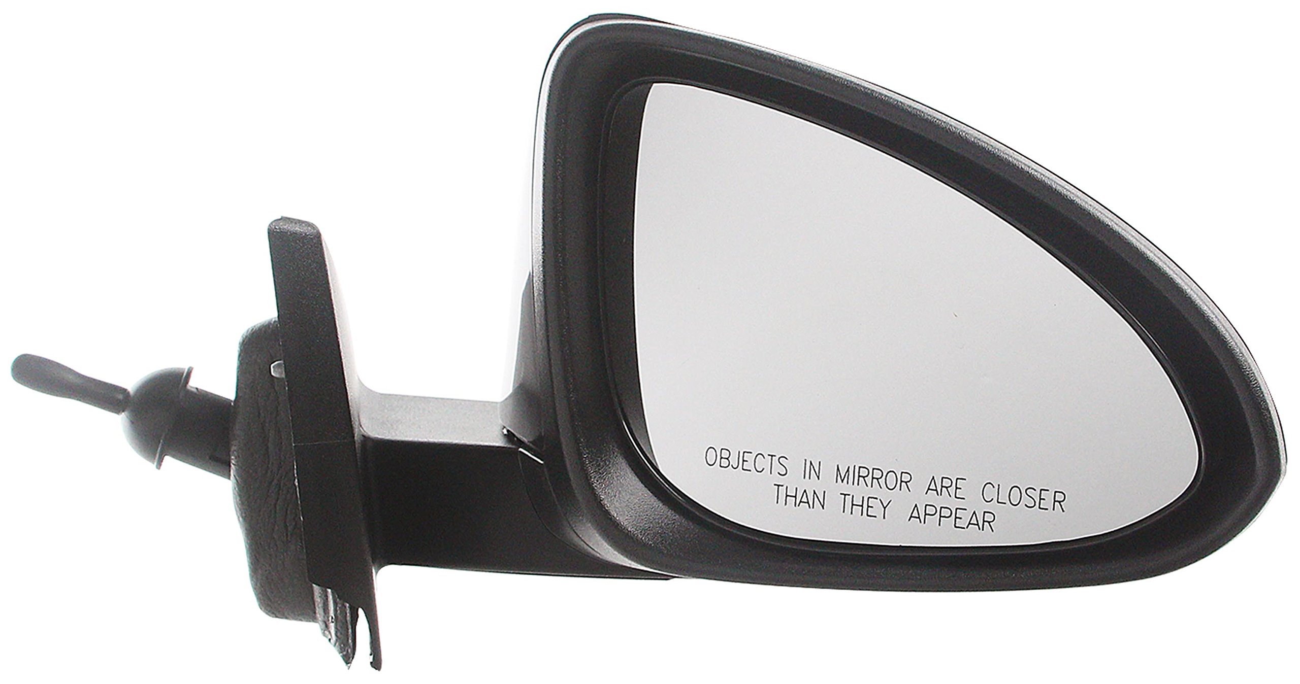 Dorman 955-2450 Passenger Side Manual Folding Door Mirror Replacement for Chevrolet Silverado, Tahoe, Suburban - Black | Durable Exterior Side View Mirror for Trucks & SUVs