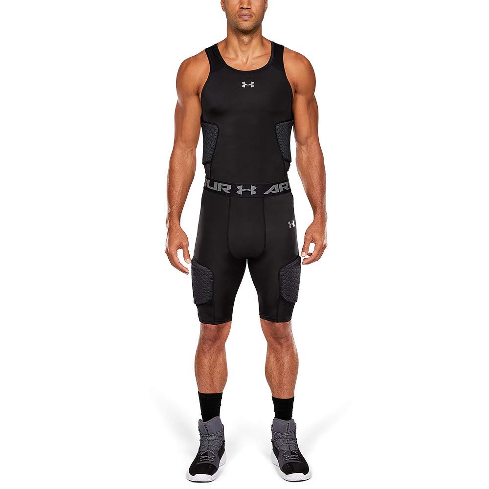 Under Armour Gameday 3 Pad Football Shorts - Compression Padded Shorts for Football Training & Games - Moisture-Wicking Performance Shorts for Athletes & Sports Enthusiasts