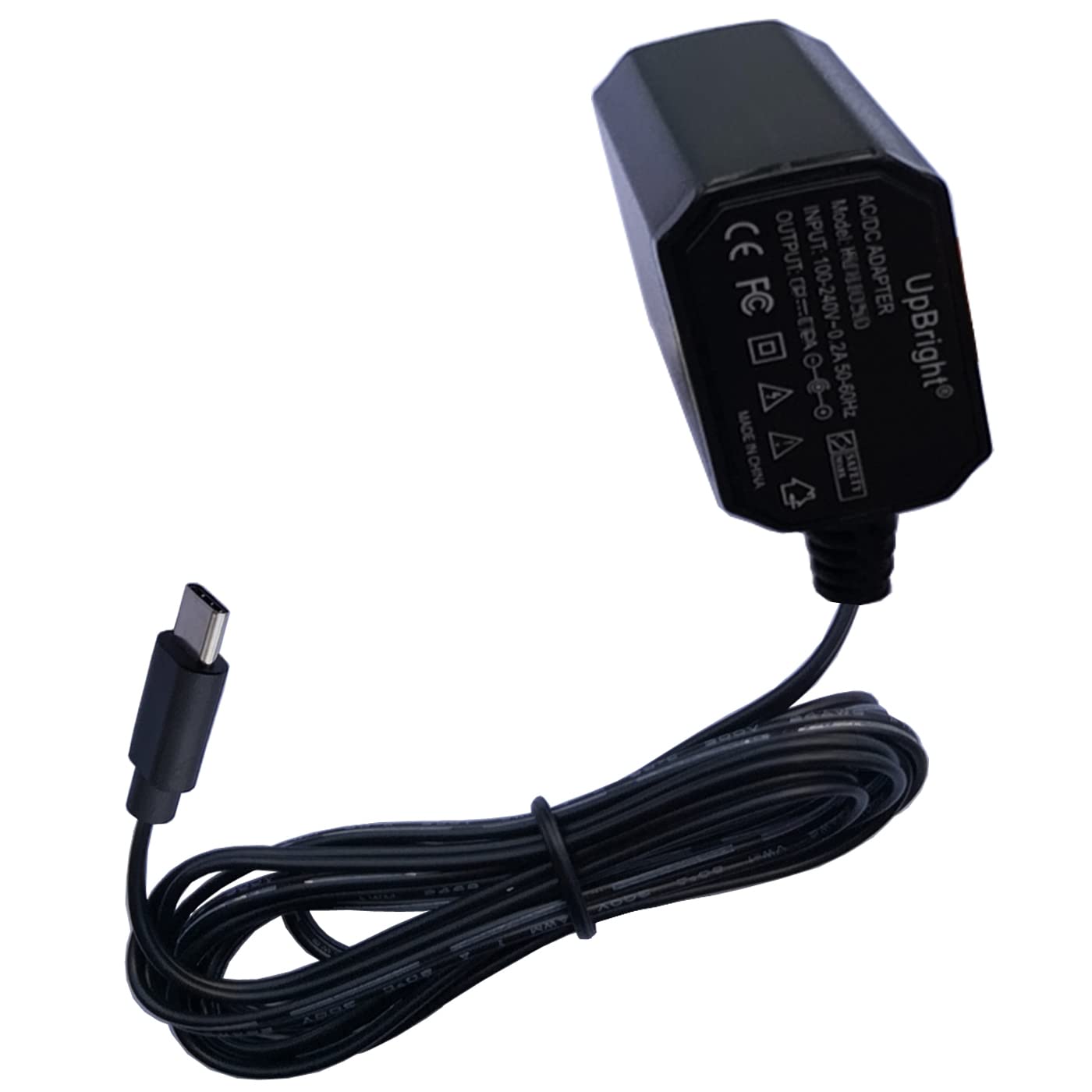 UpBright USB-C 5V AC/DC Adapter for Cubii Total Body+ F4C1 Seated Under-Desk Elliptical - 3.7V 4400mAh 16.28Wh 5VDC 1.0A Power Supply Cable & Battery Charger | Perfect for Home Office, Gym, and Rehabilitation Exercises