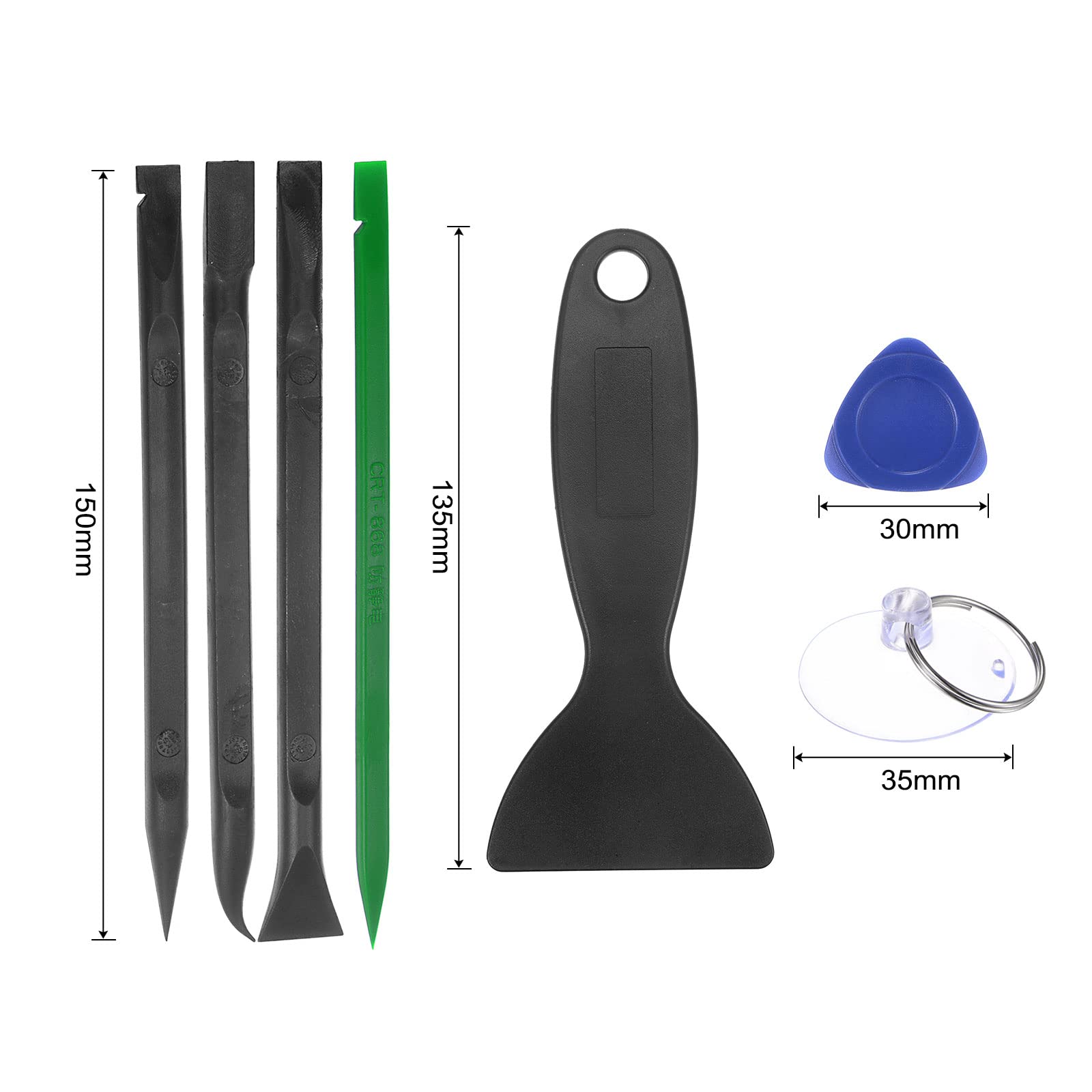 uxcell 16-in-1 Magnetic Precision Screwdriver Set with Tweezers & Pry Bar - Professional Electronics Repair Tools for iPhone, Android, Laptop, PC, Smartphone, Tablet & Small Appliances - Perfect for DIY Fixes & Tech Maintenance
