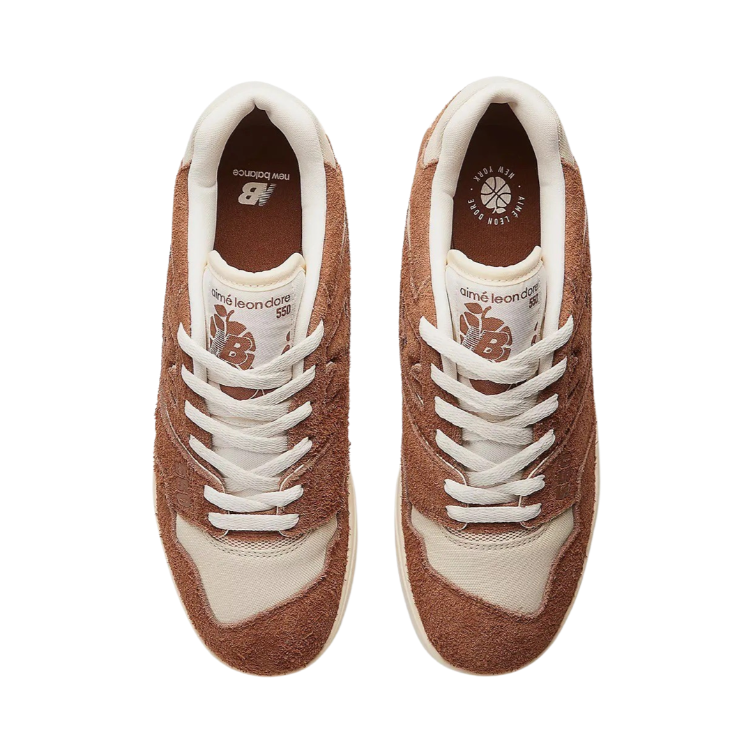 New Balance 550 Aime Leon Dore Sneakers - Brown Suede Casual Shoes for Men | Streetwear Fashion & Everyday Comfort
