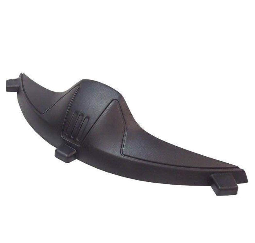HJC IS-16 Motorcycle Helmet Breath Deflector - Black One Size | Windproof Mouthpiece for Street Bike & Cruiser Riding | Comfortable Anti-Fog Accessory for Cold Weather & Long Distance Touring