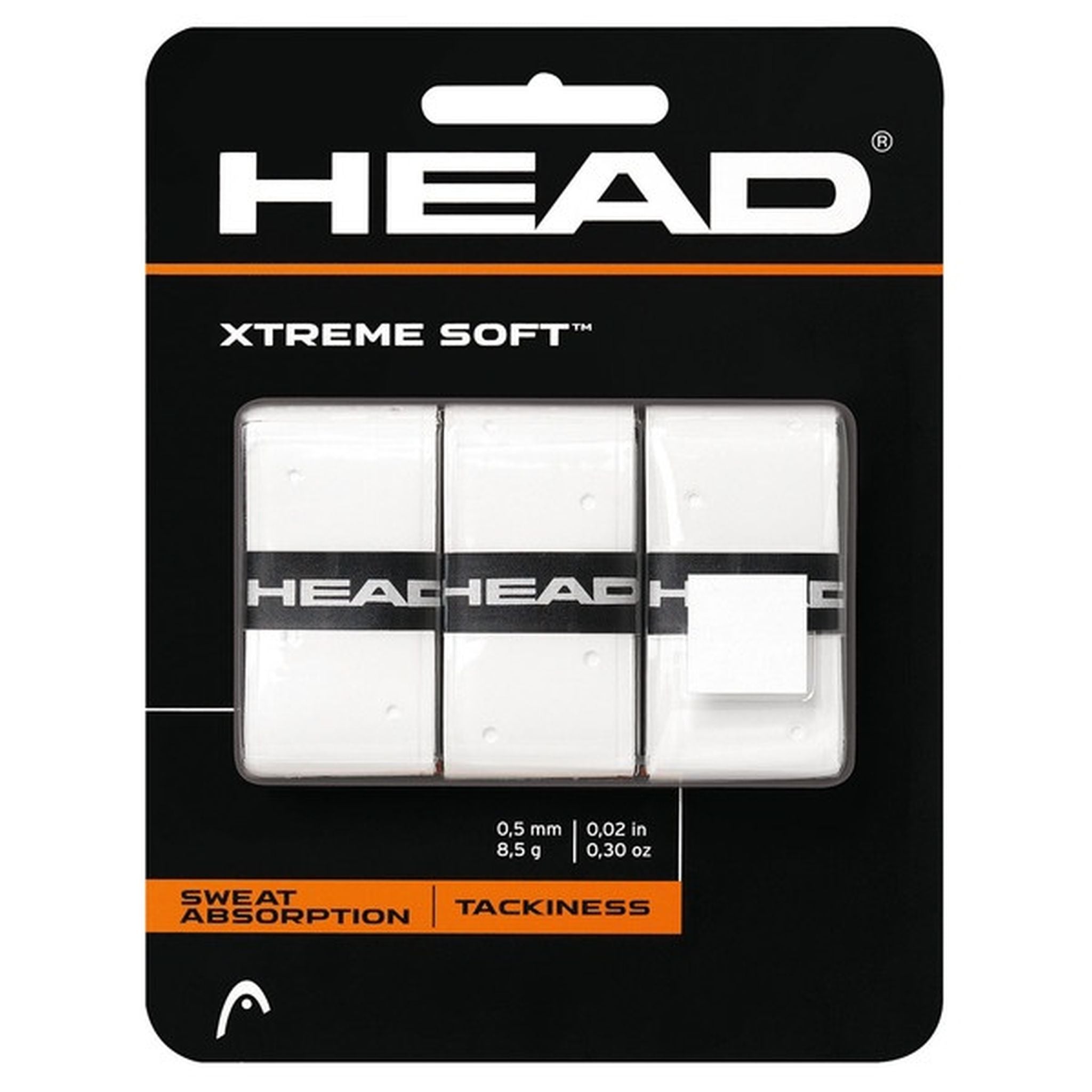 HEAD Xtreme Soft Overgrip - Premium Tennis Racket Grip Tape for Enhanced Comfort & Sweat Absorption - Perfect for Tennis, Badminton & Racquetball Players