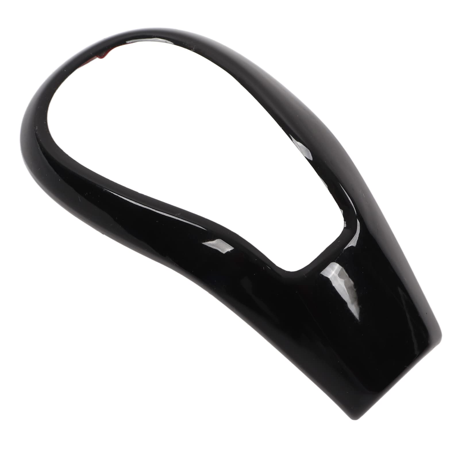 Universal Black Gear Head Cover & Shifter Knob Frame - Easy Installation, Durable Car Accessory for Smooth Gear Shifting & Interior Upgrade