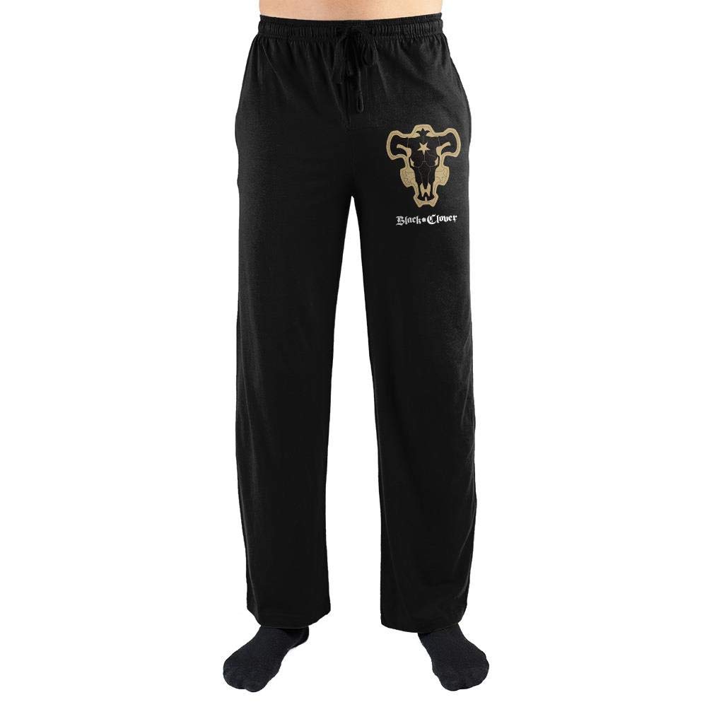 Men's Black Clover Anime Sleep Pajama Pants - Soft Cotton Lounge Pants for Anime Fans, Sleepwear & Cosplay | Perfect for Bedtime, Relaxing at Home, and Anime Conventions