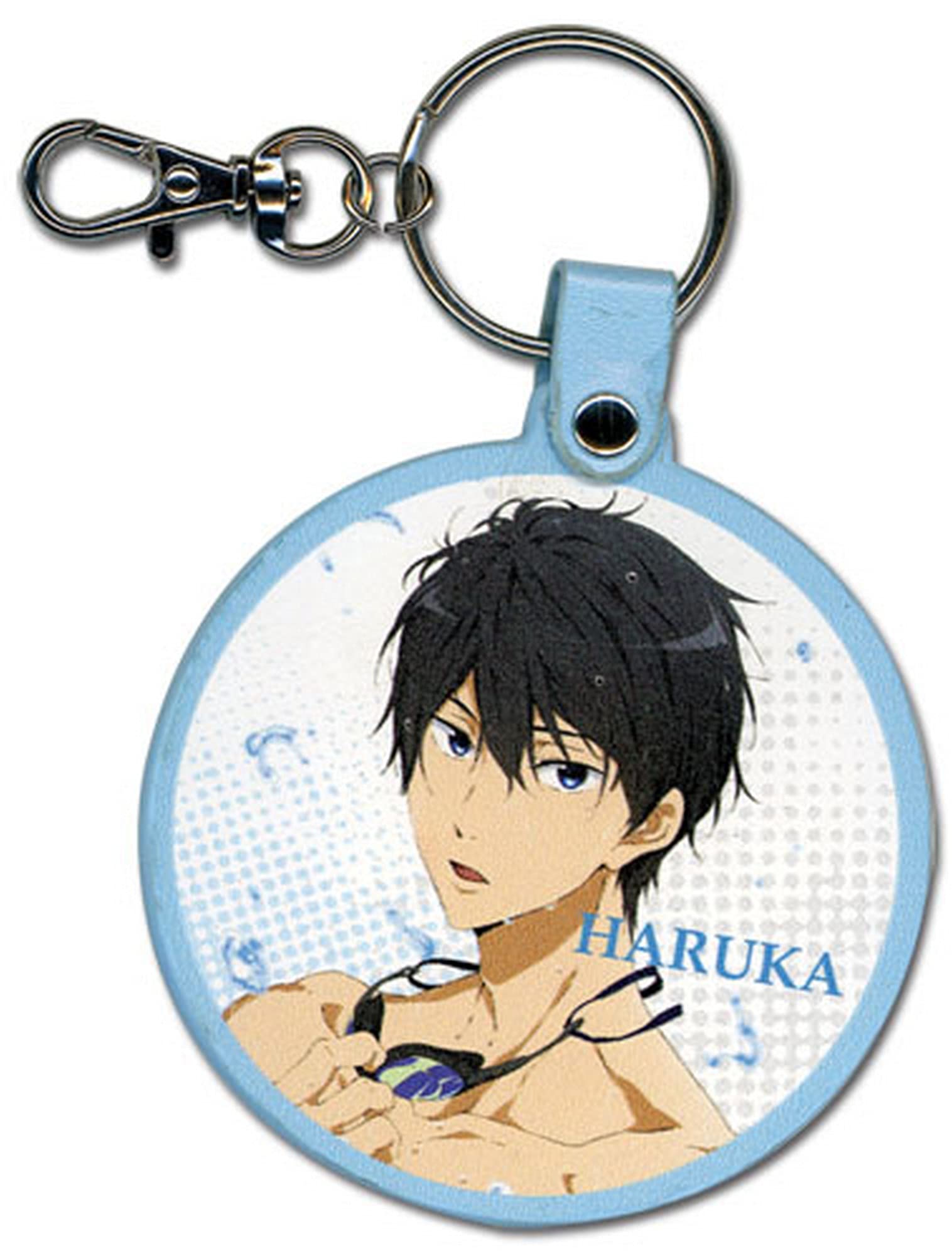 Free! Iwatobi Swim Club - Haruka Nanase Keychain | Anime Character Keyring for Bags, Backpacks & Cosplay | Great Eastern Entertainment Official Merchandise