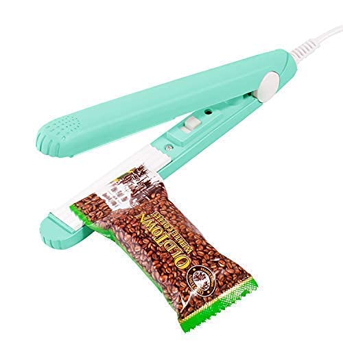 Mini Food Bag Heat Sealer Handheld - Portable Sealing Machine for Airtight Food Storage | Household & Kitchen Use | Seal Plastic Bags, Snacks, Chips & Leftovers (Pink)