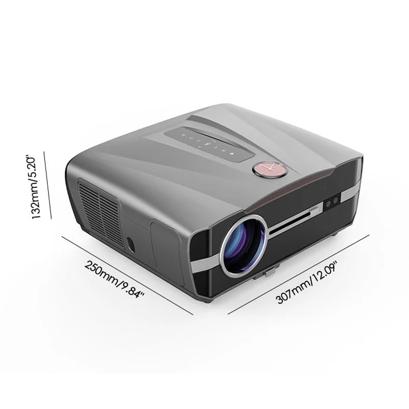 Best 1080P Home Theater Projector with Keystone Correction | Android & Bluetooth Smart TV Projector for Movies | Perfect for Living Room Movie Nights, Outdoor Camping & Office Presentations (D As Shown)
