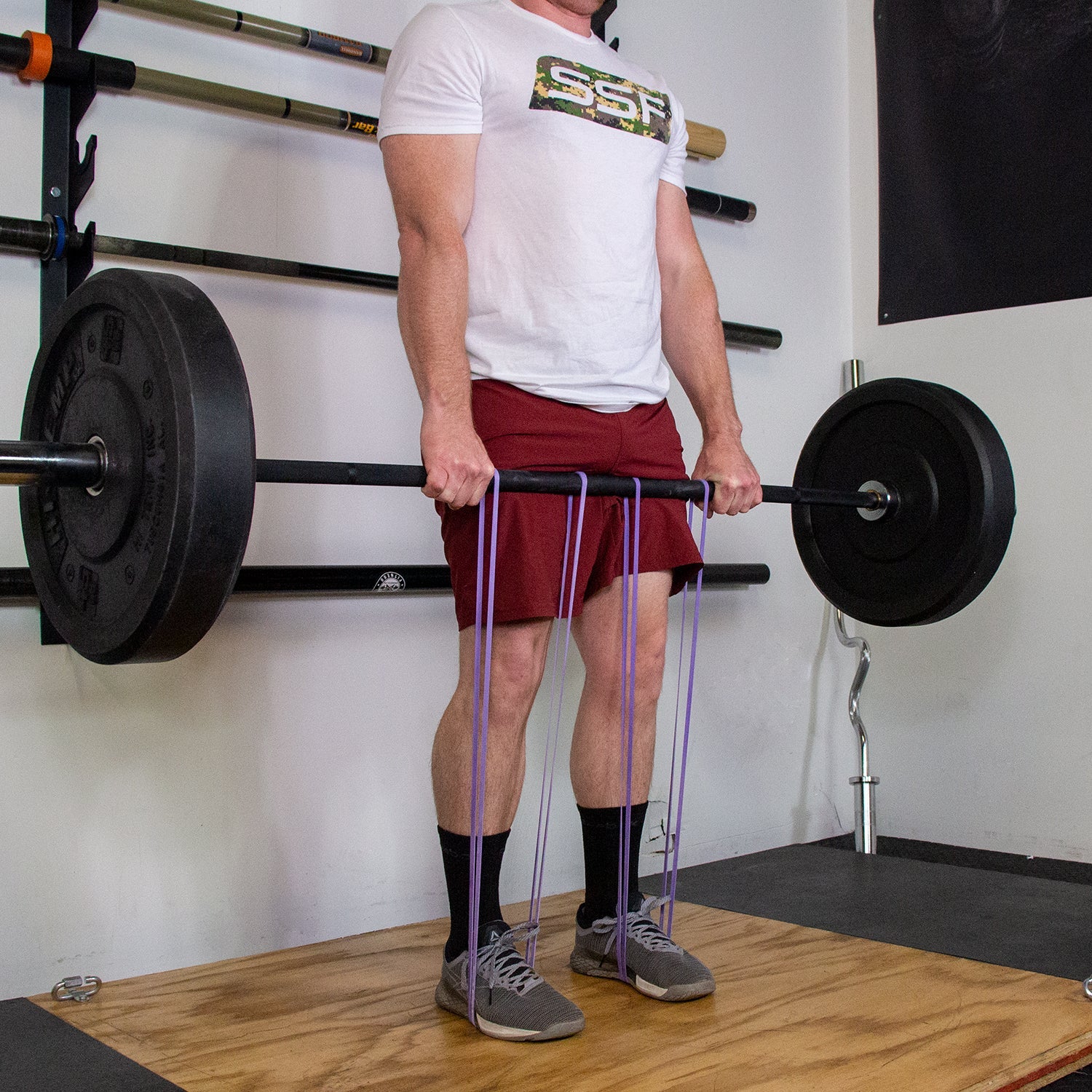 20 Pairs of Heavy Duty Deadlift Bands - Powerlifting Resistance Bands for Strength Training, CrossFit & Home Gym Workouts - Perfect for Deadlifts, Squats & Pull-Ups