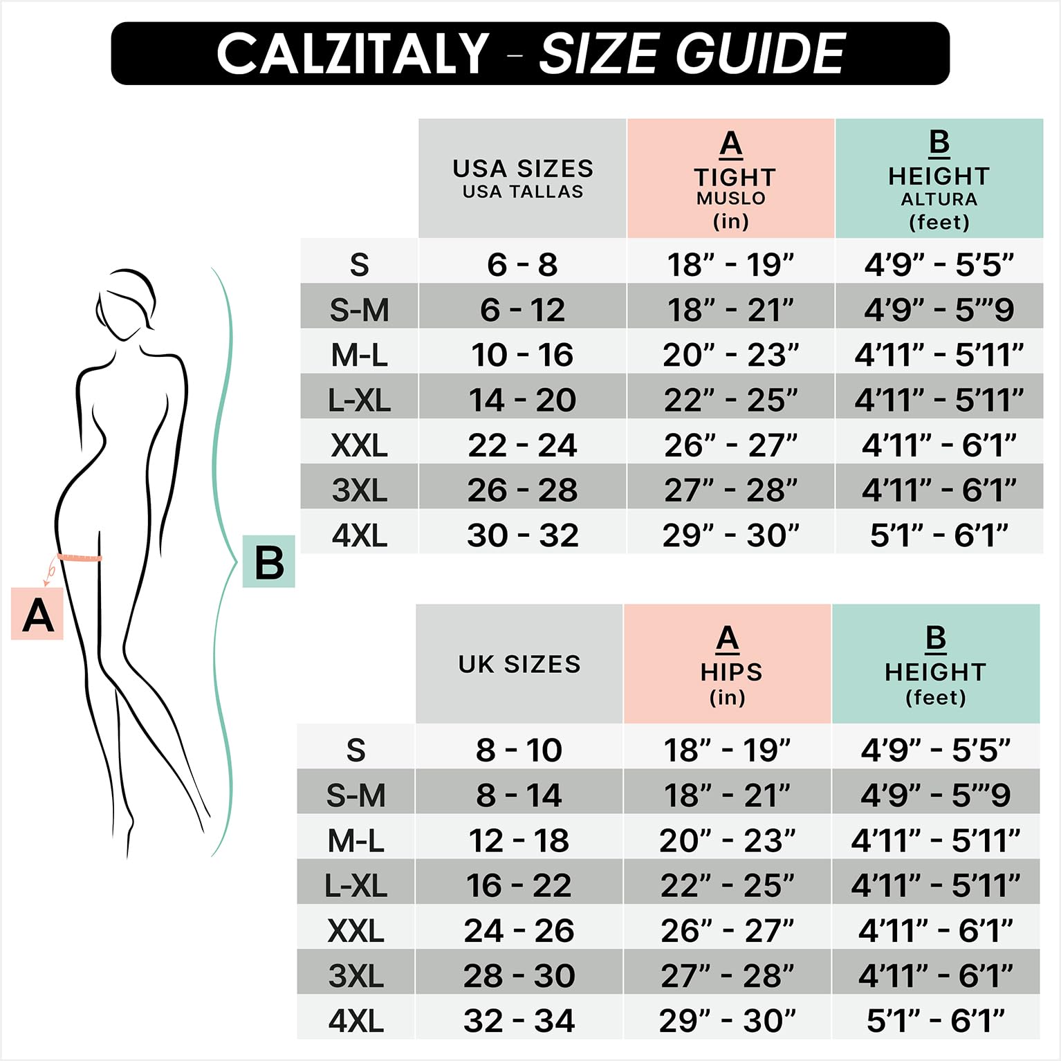 CALZITALY Thigh High Suspender Stockings - Sheer 15 DEN Stockings for Suspenders | Sizes S-4XL | Black, Nude, Ivory, White | Made in Italy | Elegant & Comfortable for Parties, Weddings & Special Occasions
