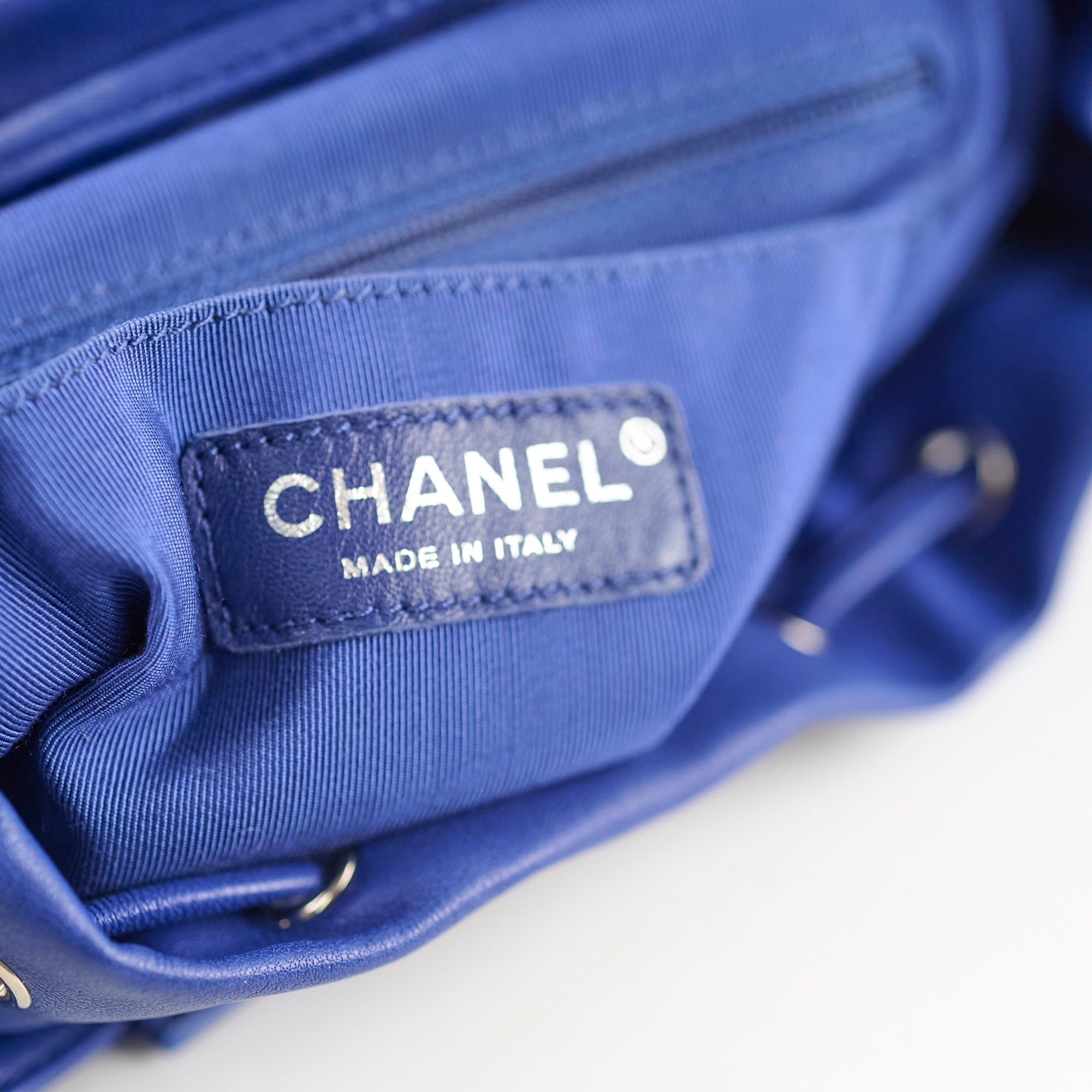 Chanel Royal Blue Lambskin Backpack (22 Series) - Luxury Designer Handbag for Women, Perfect for Travel, Work & Everyday Use
