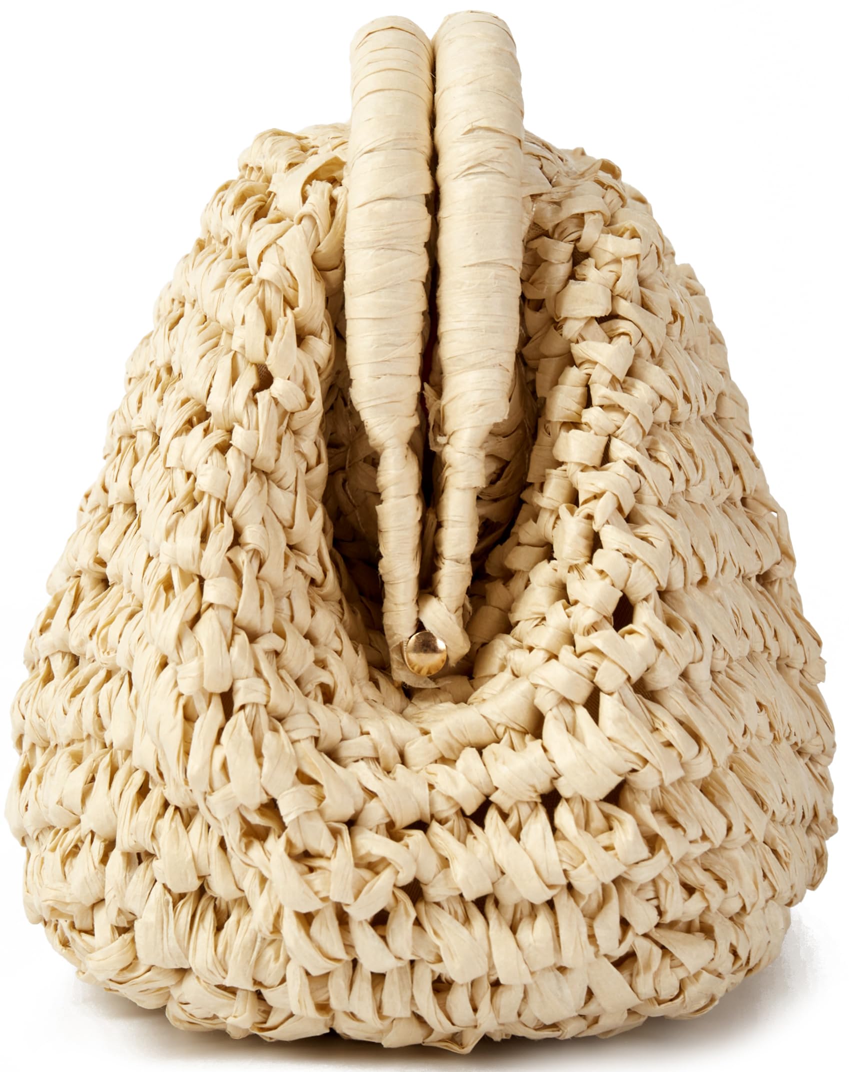 Women's Straw Woven Beach Bag with Detachable Shoulder Strap - Summer Clutch Purse & Pouch Handbag for Vacation, Pool Party, and Outdoor Activities