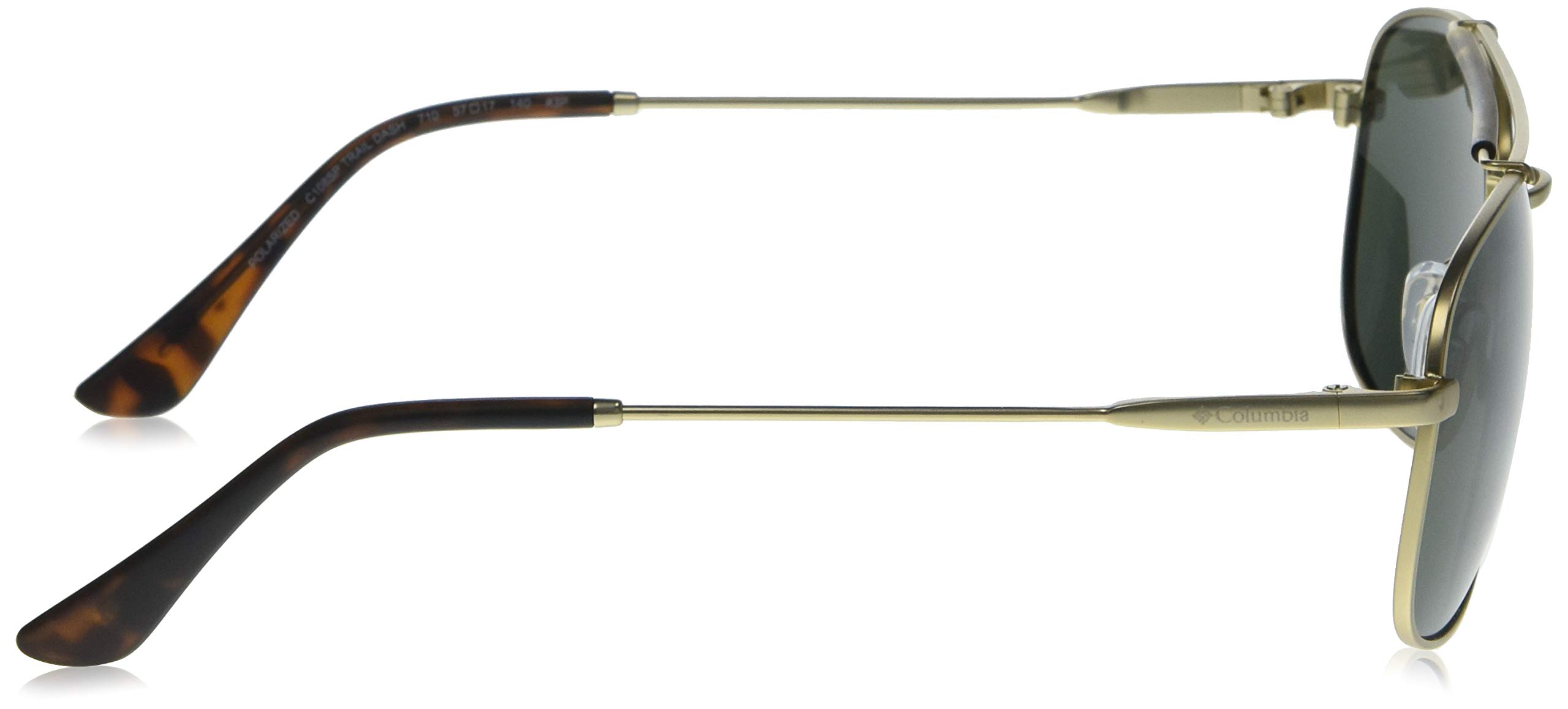 Columbia Women's Trail Dash Aviator Sunglasses - UV Protection Polarized Lens for Hiking, Running & Outdoor Activities