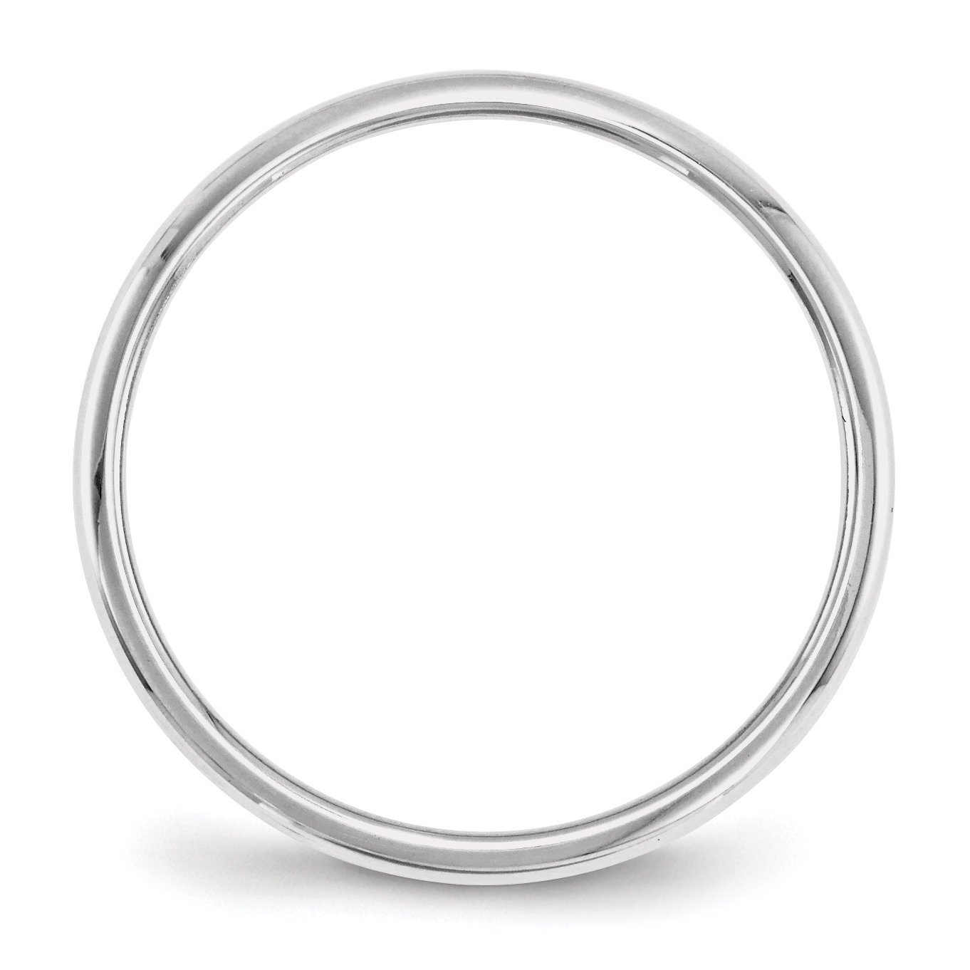 14K White Gold 2mm Classic Round Wedding Band Ring for Women & Men - Perfect for Engagement, Anniversary, and Everyday Wear