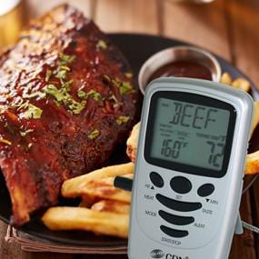CDN Pro Digital Meat Thermometer for Grilling - Instant Read Food Thermometer for BBQ, Smoker, Oven, Kitchen - Perfect for Steak, Chicken, Turkey & More