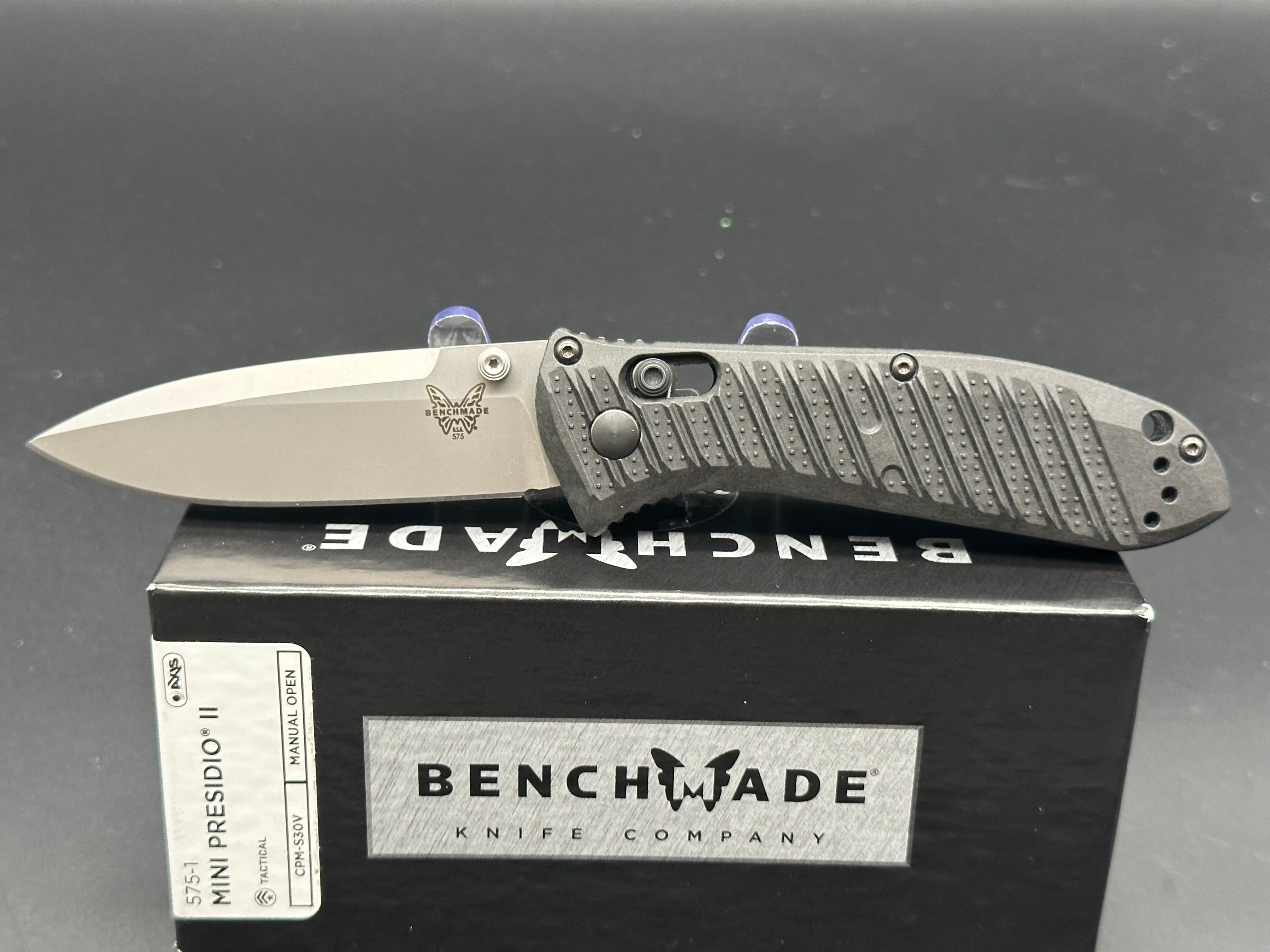 Benchmade Mini Presidio II CF-Elite Folding Knife - Premium EDC Pocket Knife for Outdoor, Camping, Hiking & Everyday Carry
