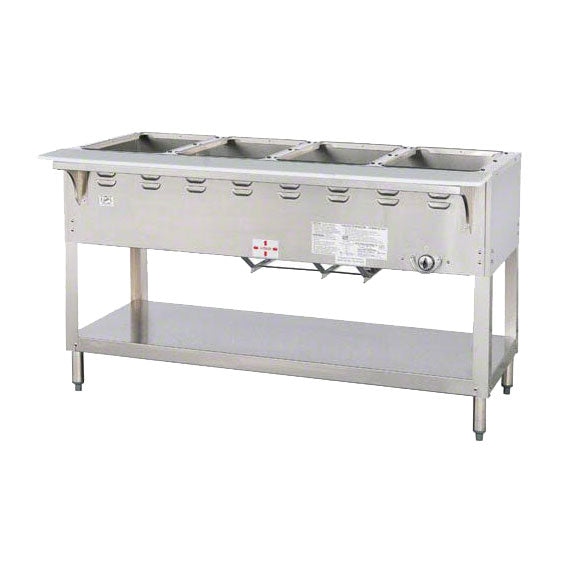 Duke E304 Aerohot Electric 4-Well Steam Table Hot Food Warmer, 208V Commercial Grade for Buffets, Catering & Restaurant Food Service