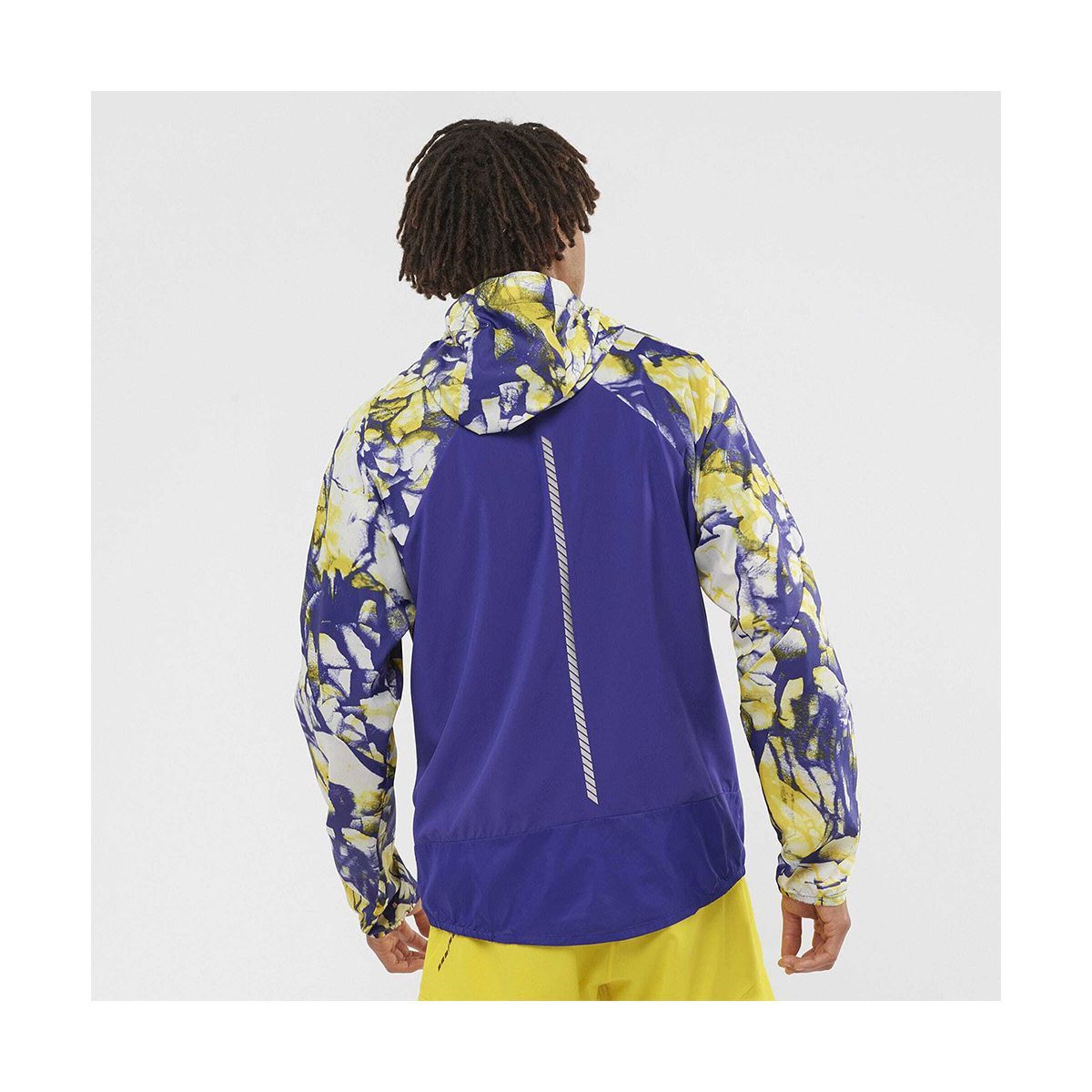 Salomon Men's Bonatti Cross FZ Hoodie - Lightweight Water-Resistant Hiking Jacket for Outdoor Adventures & Travel