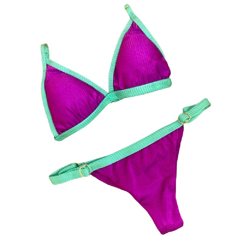Gabi Bikini - Sexy Two Piece Bikini Set, Triangle Top & High Waist Bottom Swimsuit for Women | Perfect for Beach, Pool Party & Summer Vacation