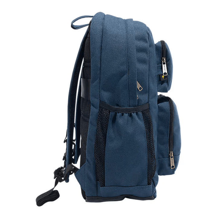 28L Dual Compartment Backpack for Travel & Work - Navy Blue Water-Resistant Laptop Backpack - Perfect for Commuting, Hiking & College Students