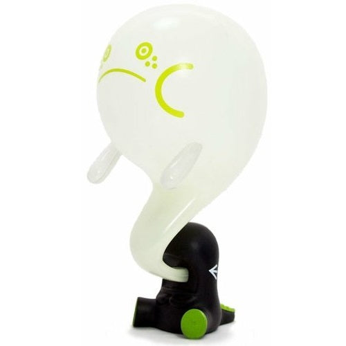 Crazy Label x Peskimo Monster Burp Windy Pops Glow in The Dark Collectible Figure - Fun Desk Decor & Unique Gift for Pop Culture Fans