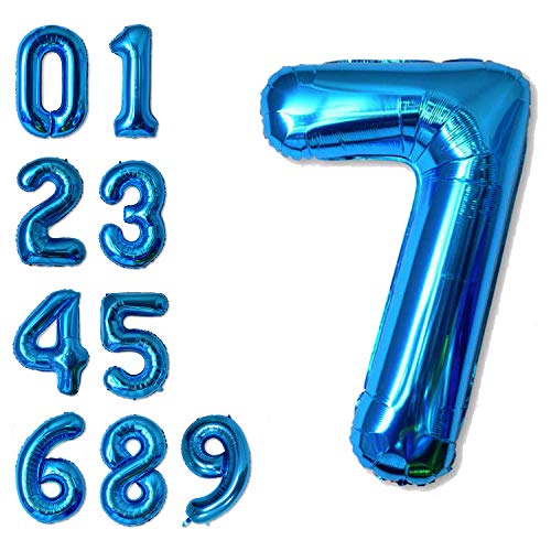 Blue 7 Number