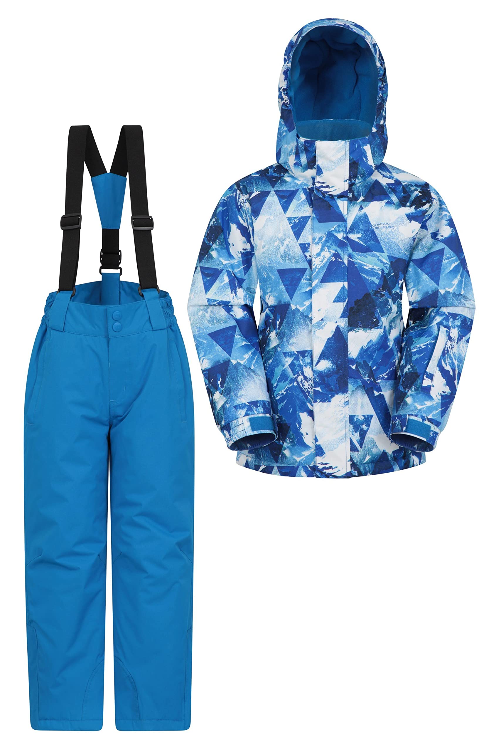 Mountain Warehouse Kids Ski Jacket & Pants Set - Waterproof Winter Snowsuit for Boys & Girls - Warm Snowboarding Outfit for Skiing, Sledding & Outdoor Winter Activities