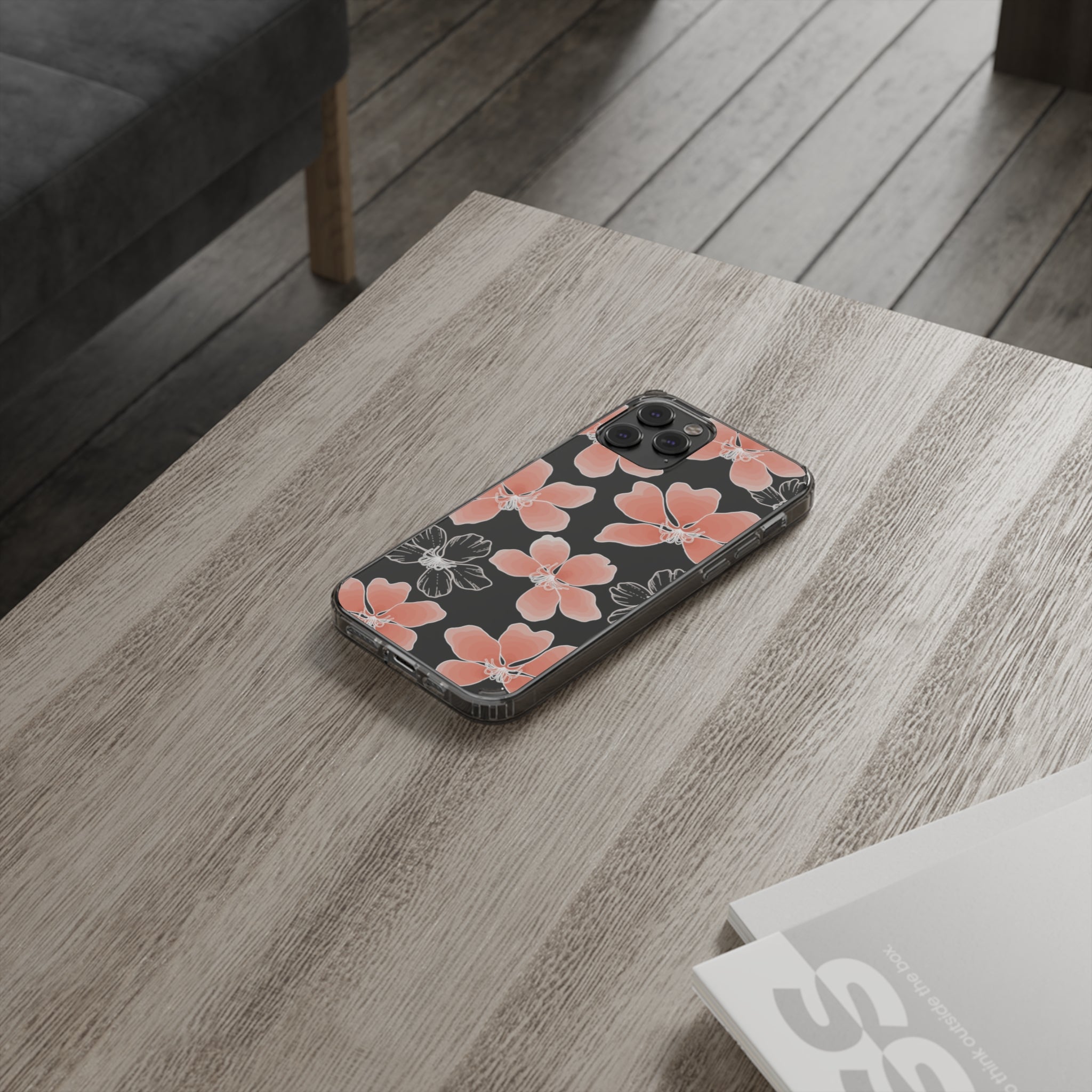 Hong Kong Orchid Clear Phone Case - Slim Protective Cover for iPhone & Samsung | Perfect for Everyday Use, Travel & Gifting