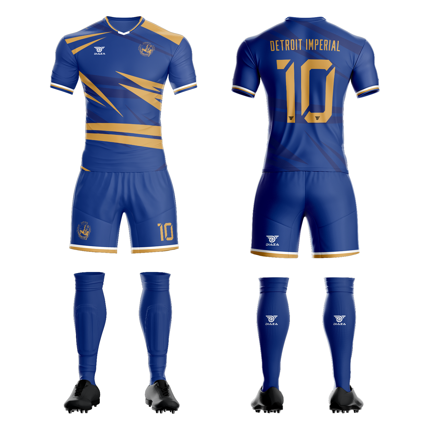 Detroit Imperial Futsal Men's Away Jersey - Breathable Soccer Uniform for Indoor & Outdoor Games - Perfect for Training, Matches and Team Sports