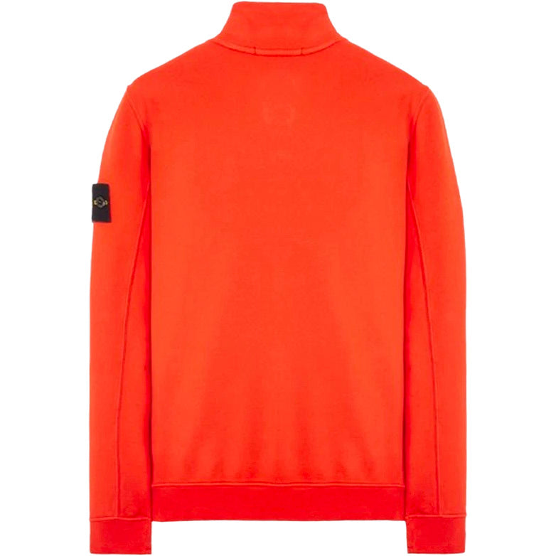 Stone Island Brushed Cotton Full Zip Up Hoodie - Men's Casual Winter Jacket for Outdoor & Streetwear Fashion