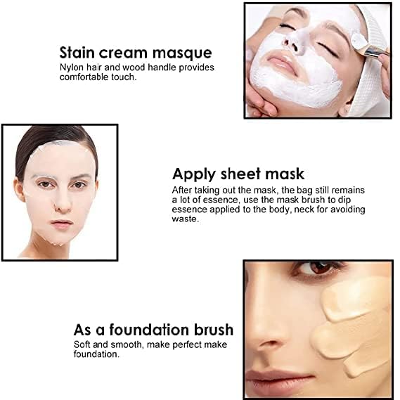 **Premium Facial Care Set - Soft Face Pack Brush, Cleansing Sponge & Adjustable Headband for Women & Men (Multi-Color) - Perfect for Spa, Skincare Routine & At-Home Beauty Treatments**