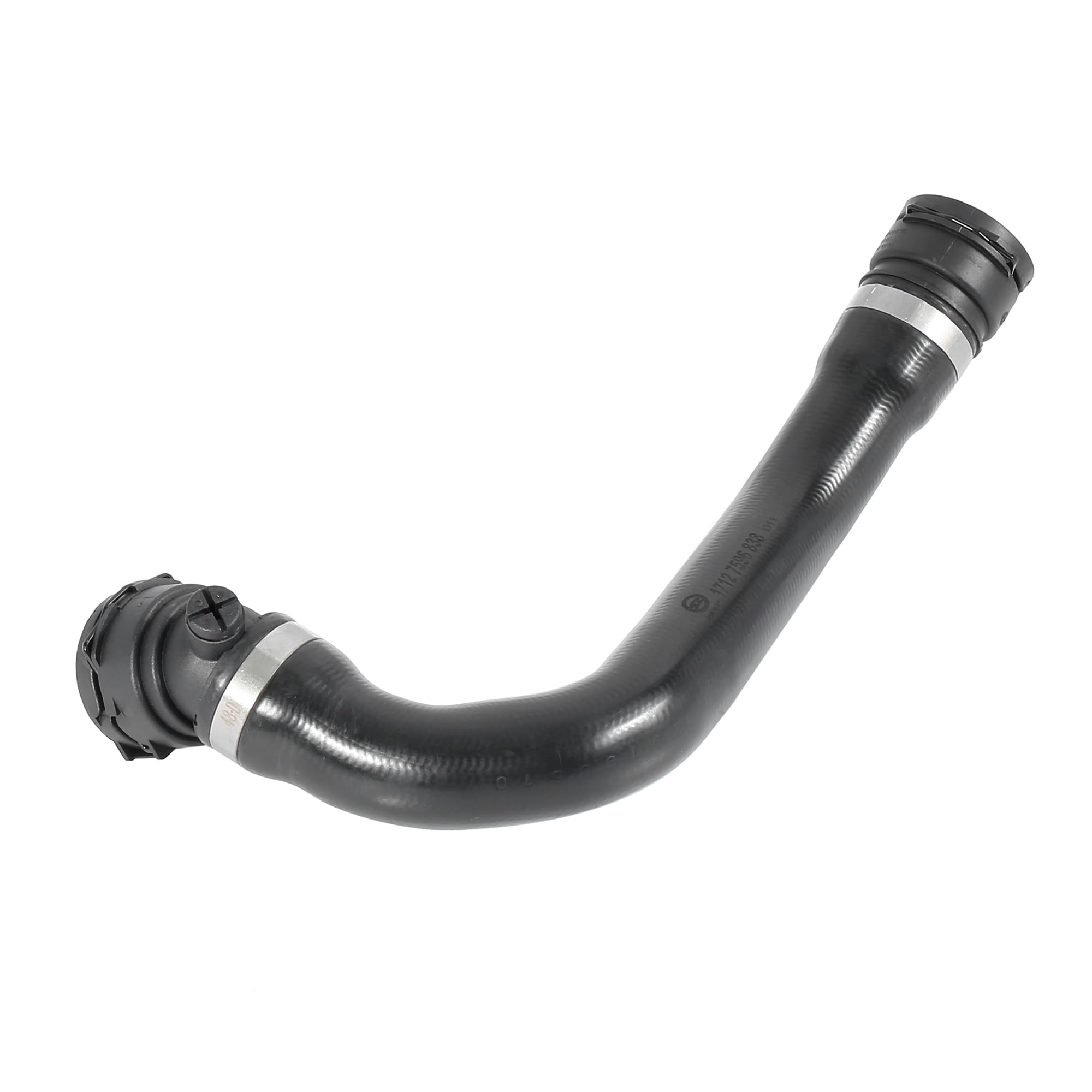 X AUTOHAUX Auto Radiator Coolant Water Hose Expansion Tank 17127596838 for BMW 320i 2013-2018 - Replacement Part for Engine Cooling System Maintenance & Repair