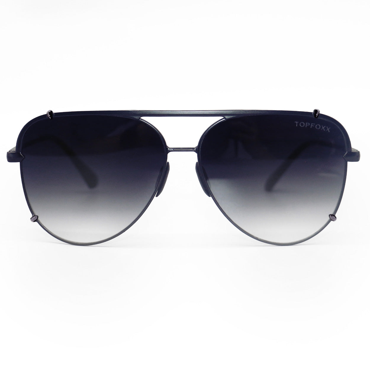 Tangle-Free Faded Black Aviator Sunglasses for Women - Classic Retro Style for Driving, Beach & Outdoor Activities