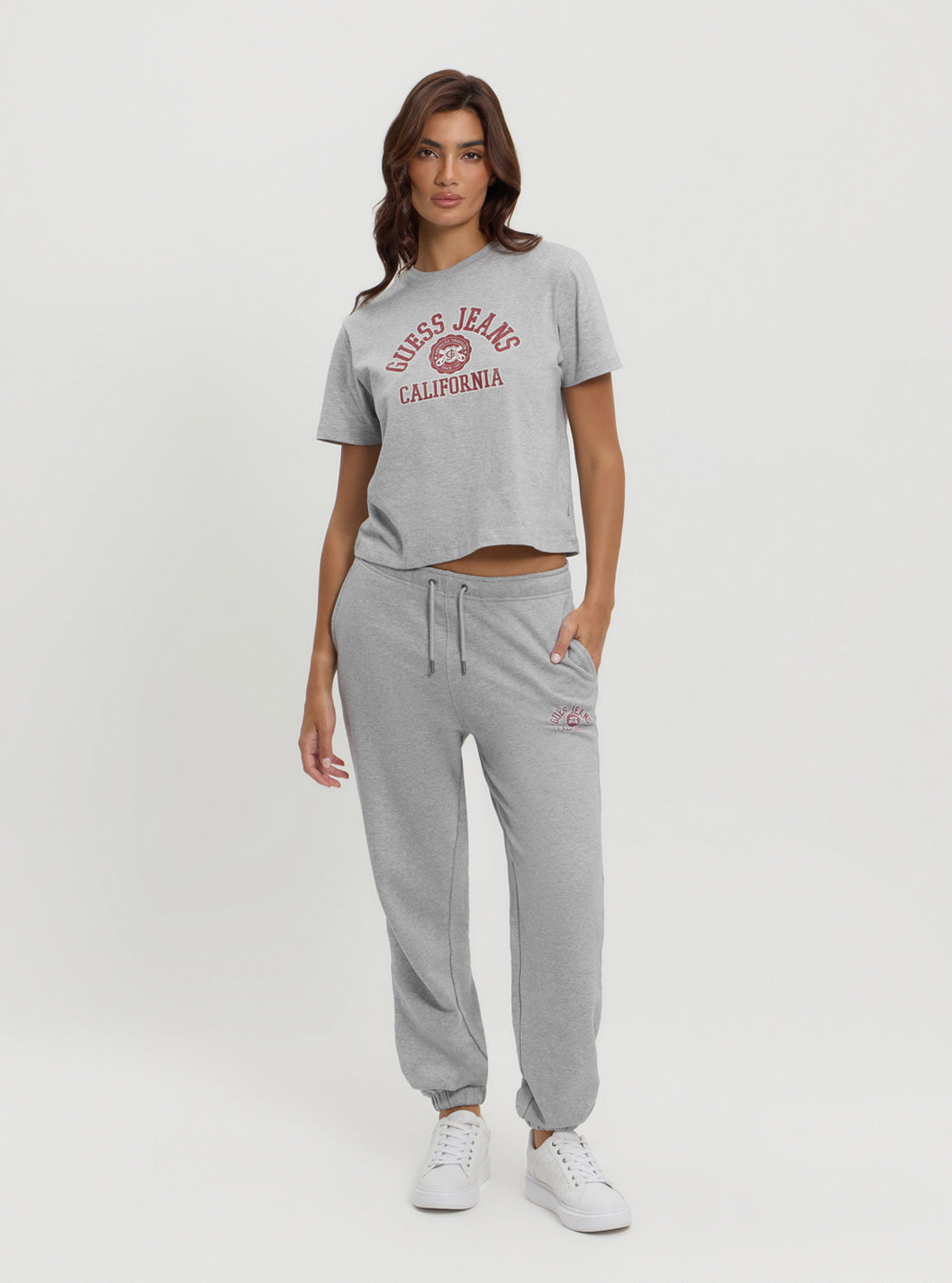 GUESS Women's Grey Iconic Skinny Jeans - High Waist Stretch Denim Pants for Casual & Night Out | Perfect for Everyday Wear, Office & Date Night