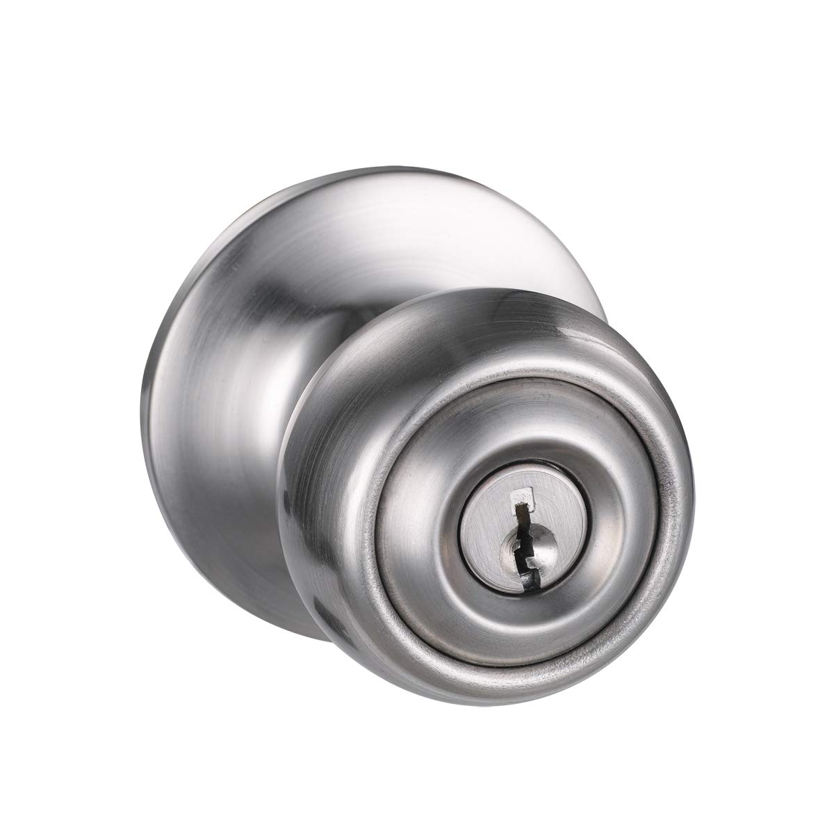 3 Pack Keyed Entry Front Door Knob Lock Handle - Secure & Durable for Home, Office & Apartment Use