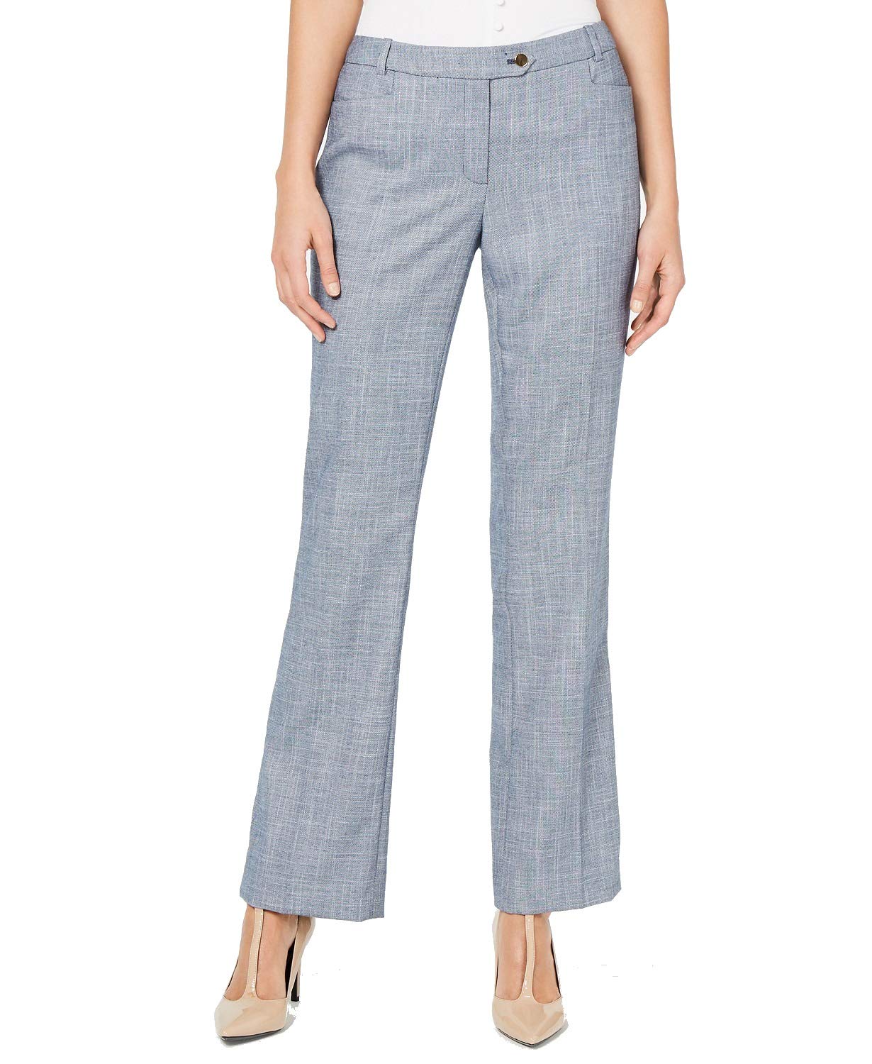 Calvin Klein Women's Petite Denim Modern Casual Pants - Slim Fit Stretch Jeans for Work & Everyday Wear | Comfortable & Stylish