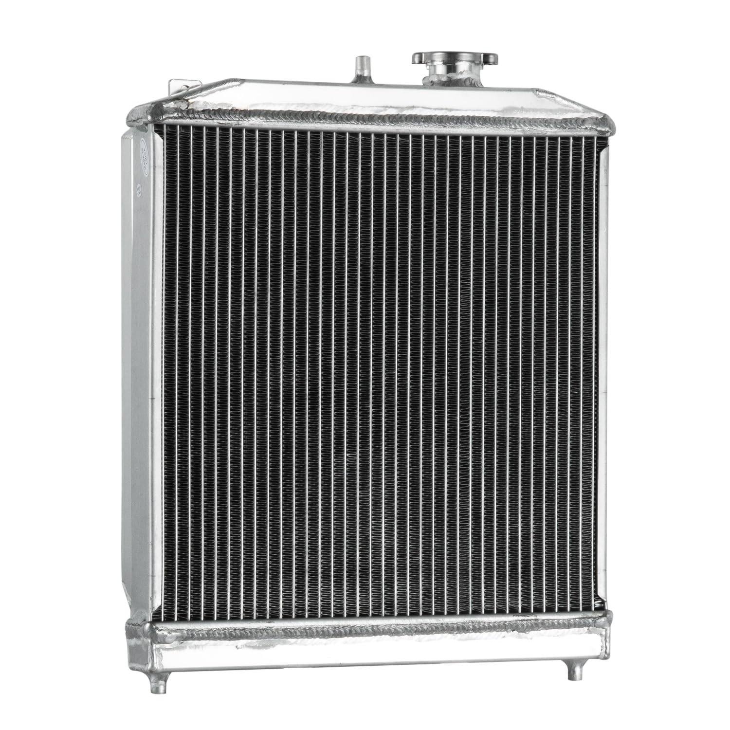 High-Performance Aluminum Radiator for 1992-2000 Honda Civic 1.5L/1.6L & 1994-2001 Acura Integra 1.8L - 2 Row Full Aluminum Radiator with 12