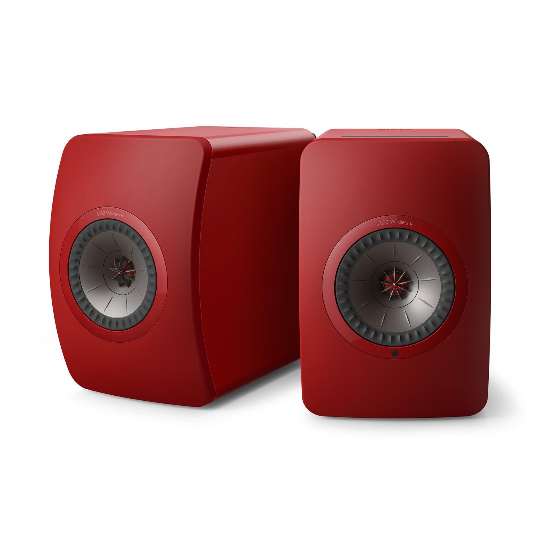 KEF LS50 Wireless II HiFi Powered Bookshelf Speakers - Premium Bluetooth & WiFi Streaming for Home Audio, Music & Movie Theater Systems - Perfect for Living Rooms, Studios & Home Theaters