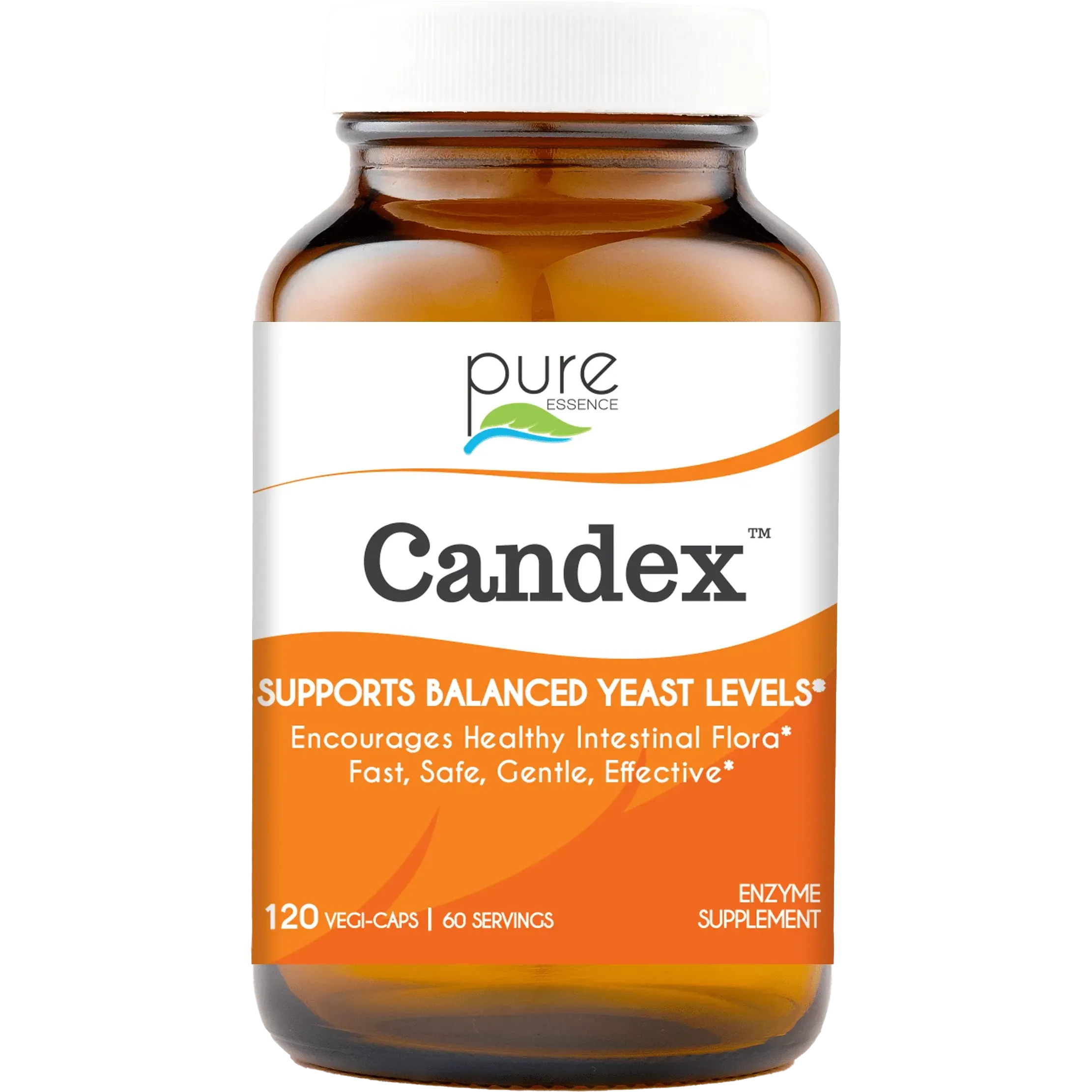 Pure Essence Candex - Digestive Enzyme Supplement for Gut Health & Candida Support | Supports Healthy Digestion & Immune System - Ideal for Daily Wellness & Detox