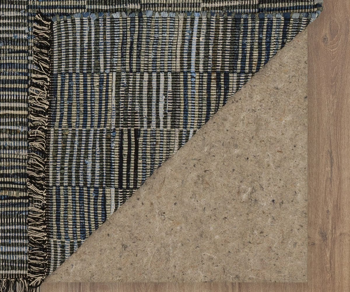 Karastan Wyatt Denim Rug - Soft & Durable Blue Denim Area Rug for Living Room, Bedroom, or Office Decor