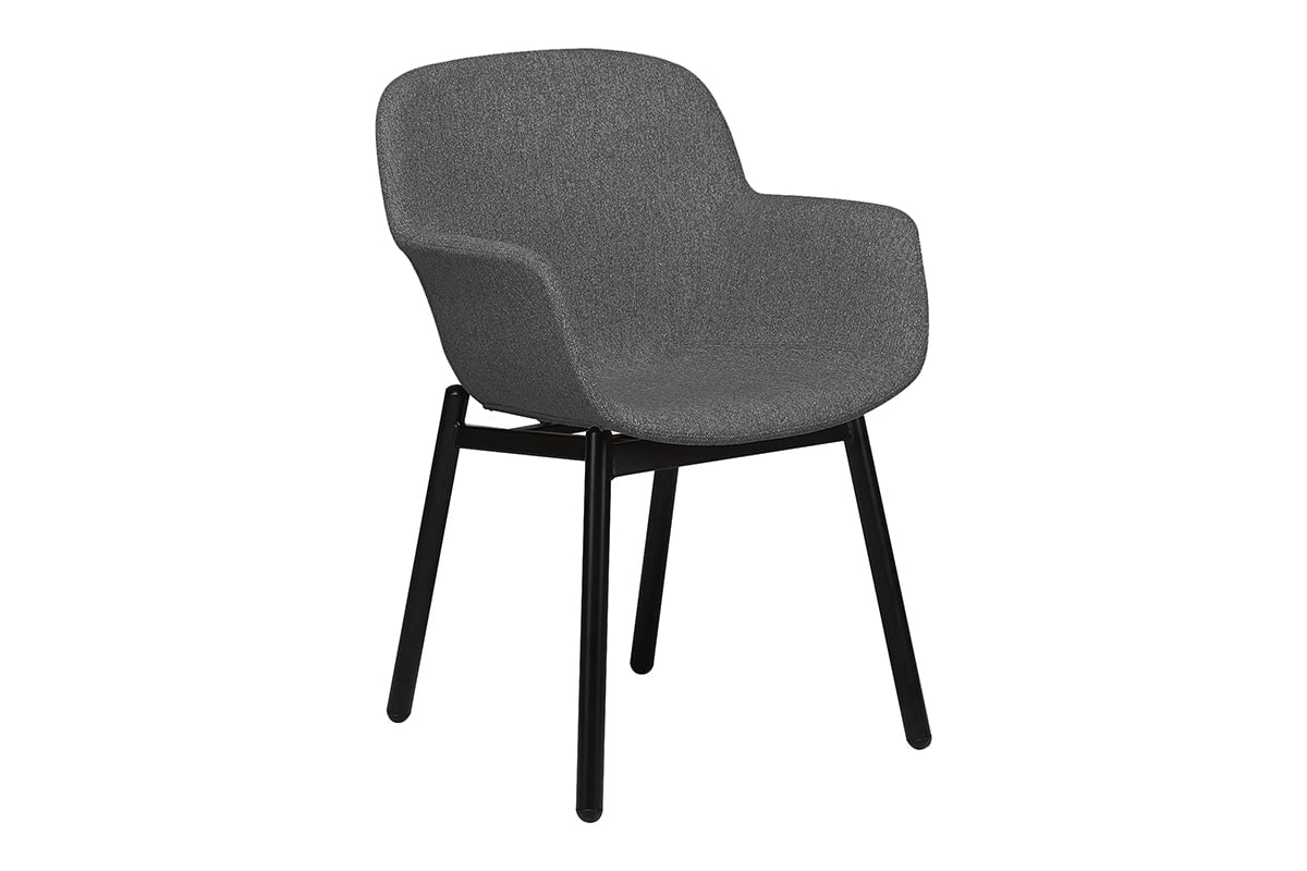 Tommy Tub Fabric Chair with 4 Leg Base - Comfortable Upholstered Lounge Chair for Living Room, Bedroom, or Office - Perfect for Relaxing, Reading, and Entertaining