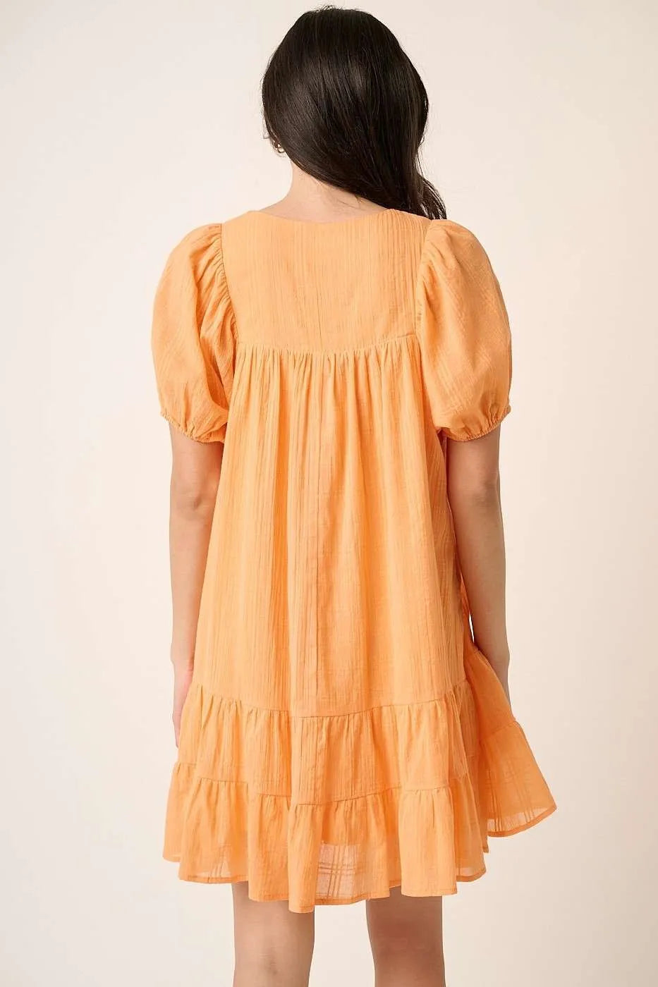 Breathable Gauze Short Sleeve Mini Dress for Women - Summer Beach Cover Up, Boho Chic Vacation Outfit, Pool Party Dress