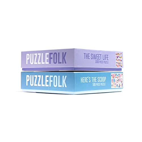 1000 Piece Cupcake Jigsaw Puzzle - Sweet Life Puzzle for Adults & Teens - Fun Family Game Night & Relaxing Activity for Home & Office