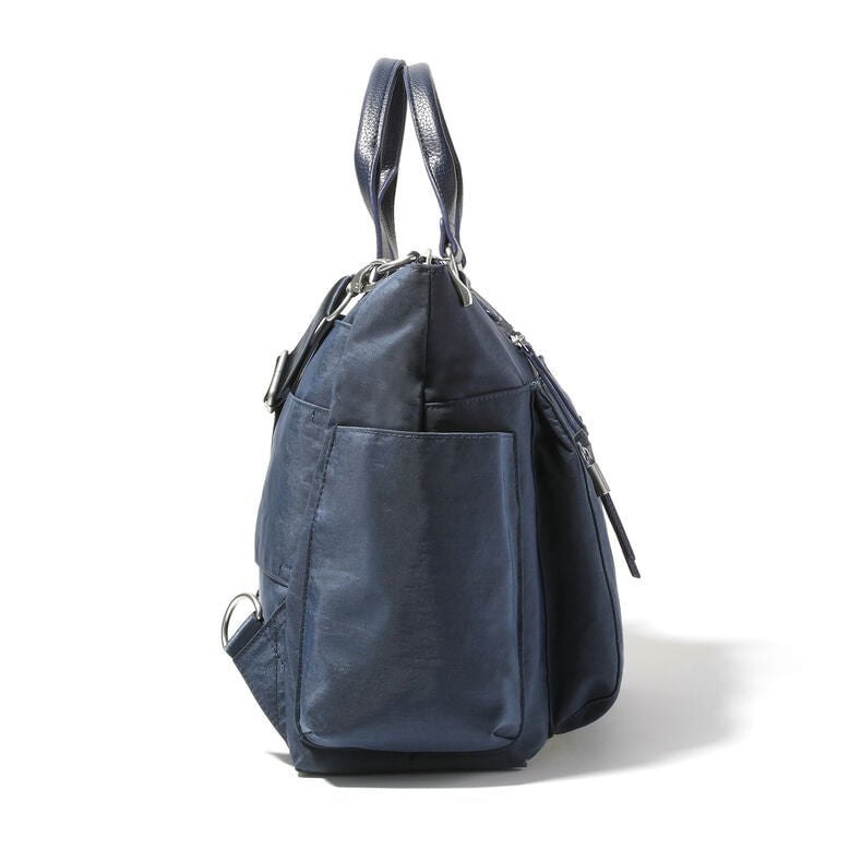 Baggallini 3-in-1 Convertible Backpack with RFID Protection & Phone Wristlet - Stylish Travel Bag for Women, Perfect for Commuting, Shopping & Airplane Carry-On
